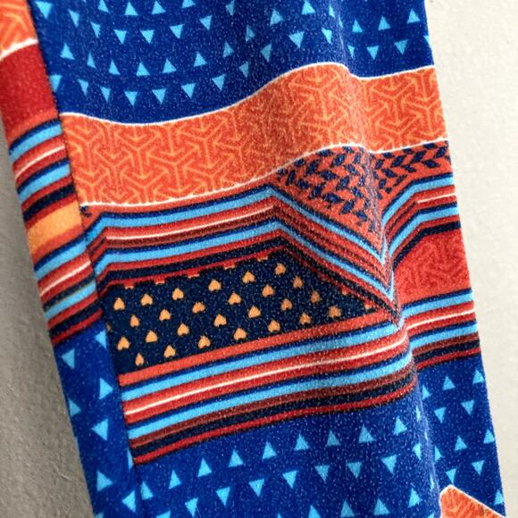 Lularoe Sunset Stripes Geometric Grand Canyon Leggings - One Size - 2-10 - Picture 7 of 8